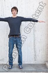 Whole Body Man T poses White Casual Average